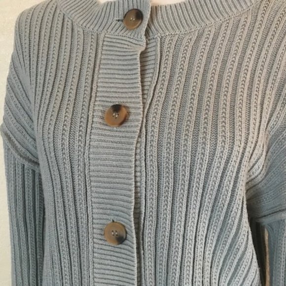 In Loom Cotton Cardigan - Picture 5 of 6